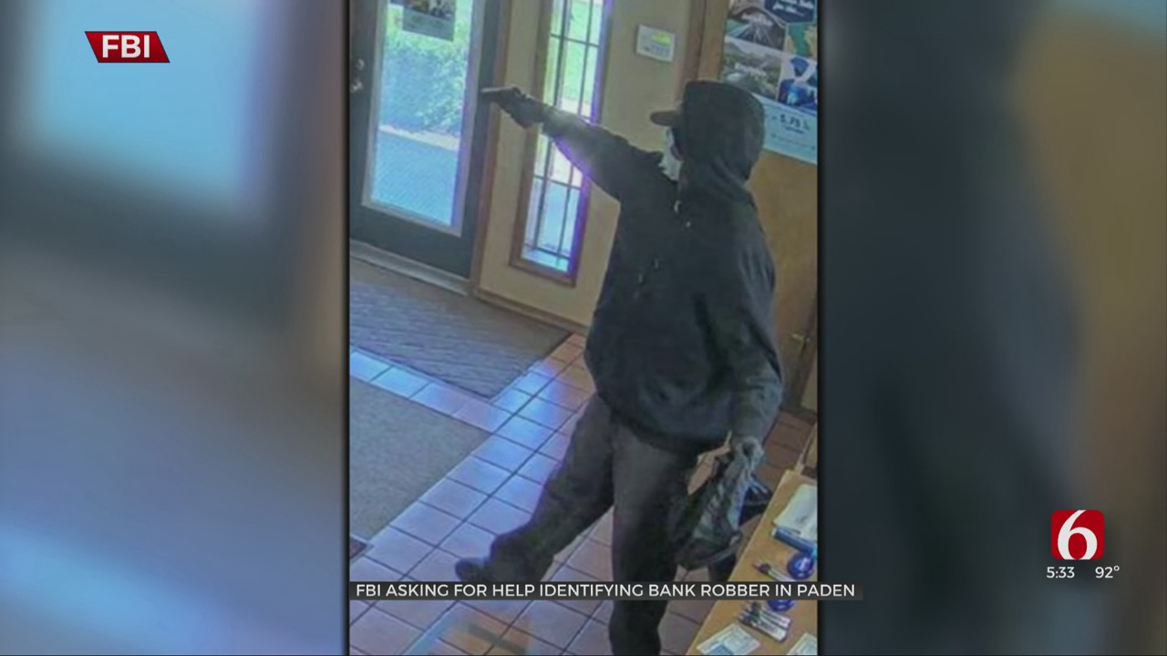 FBI Searching For Man They Say Robbed A Paden Bank