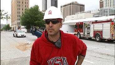 WEB EXTRA: Construction Worker Described Downtown Tulsa Crash, Rescue