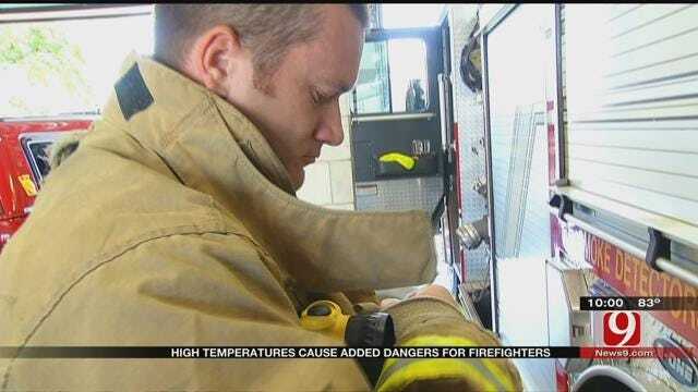 Firefighters Look Out For Each Other During Brutal Heat