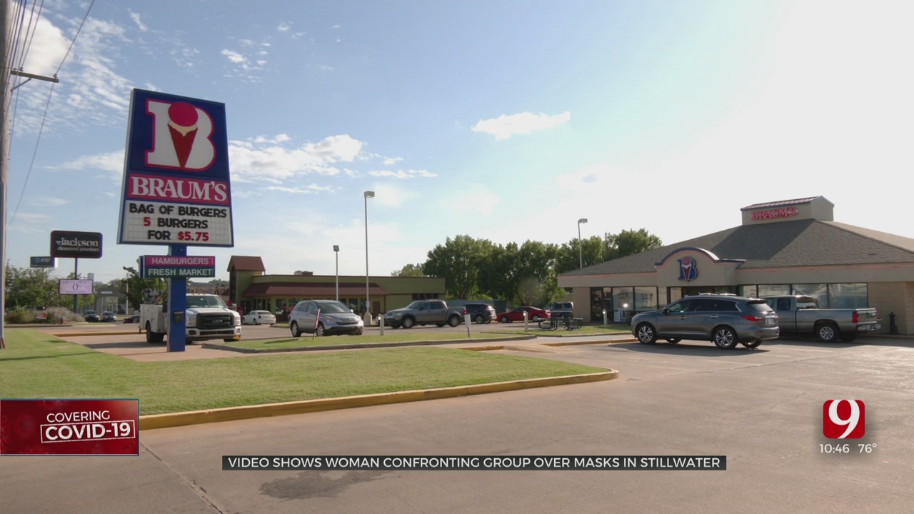 Woman Confronts Young Group Over Masks At Braum’s In Stillwater