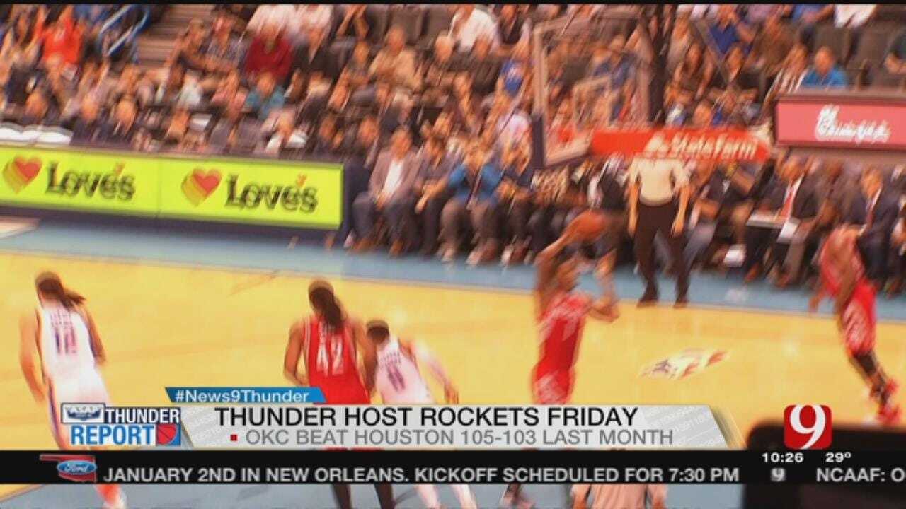 Thunder Host Rockets Tonight