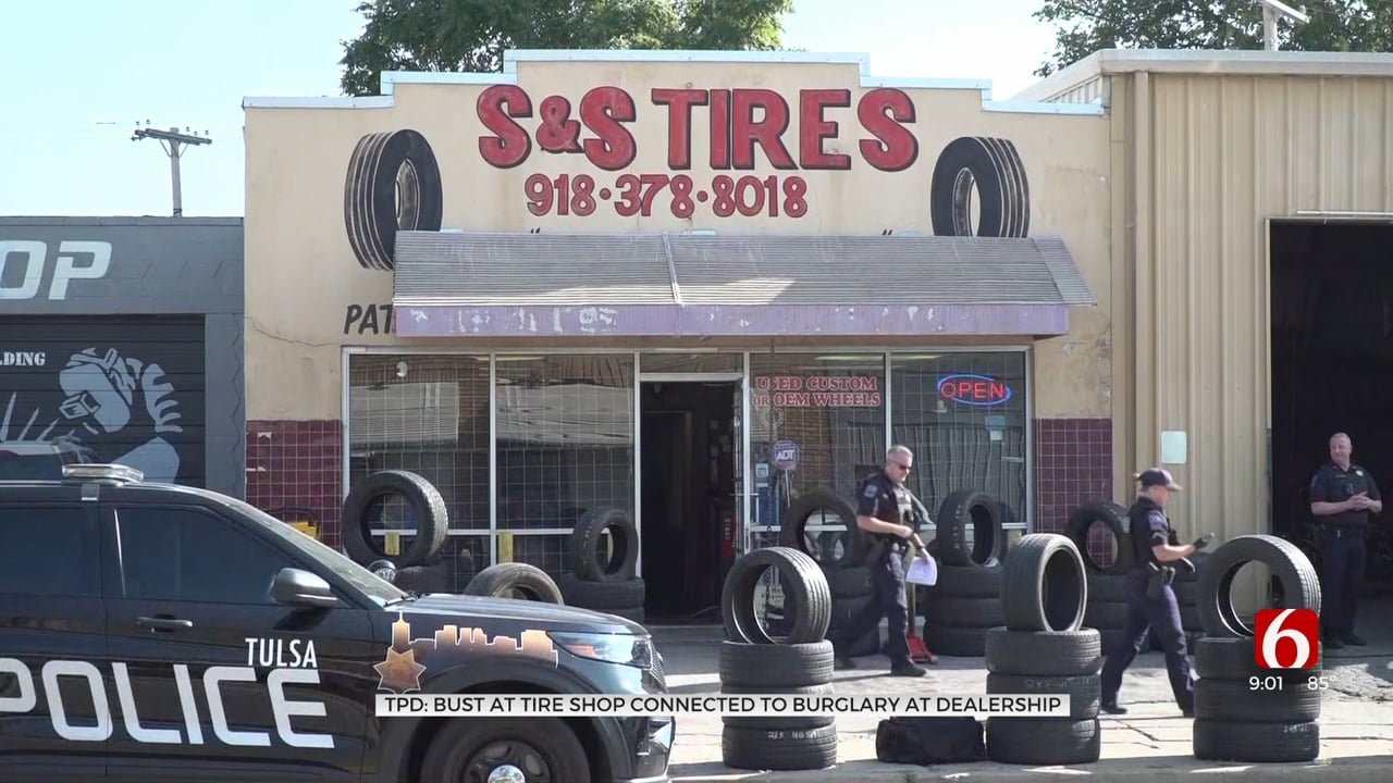 Tulsa Tire Shop Raid Uncovers Stolen Property From Riverside Ford Dealership