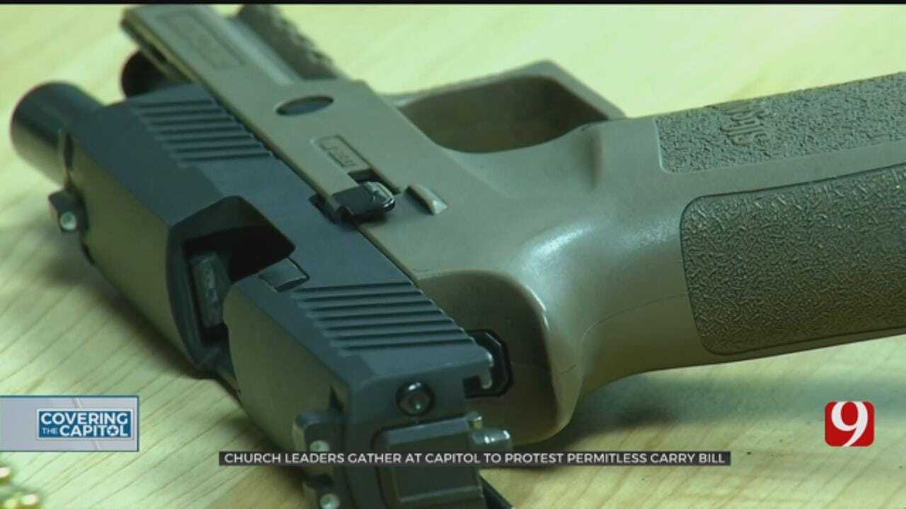 Faith Leaders Protest Permitless Carry At State Capitol