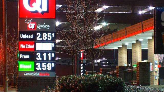 WEB EXTRA: Video Of Gasoline Prices Around The Tulsa Area