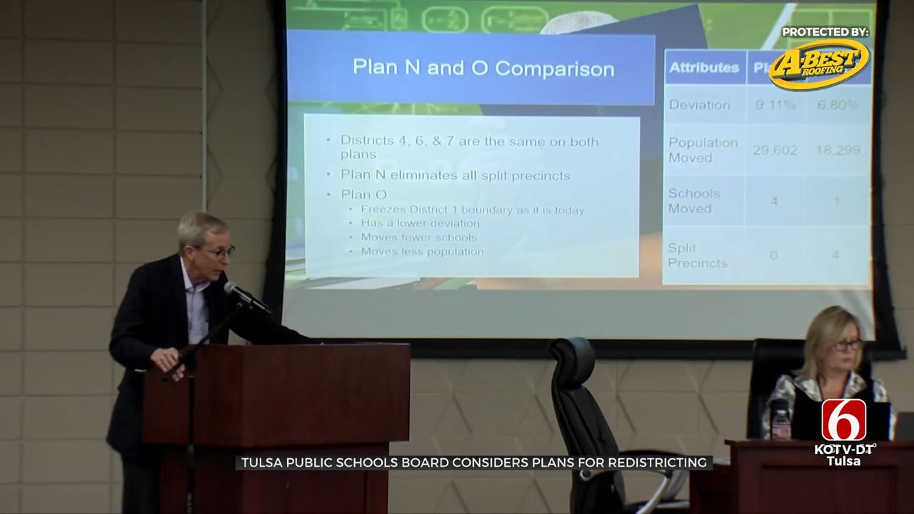 Tulsa Public Schools Board Considers Plans For Redistricting 