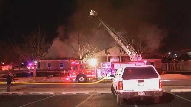WEB EXTRA: Video From Scene Of Tulsa Office Building Fire