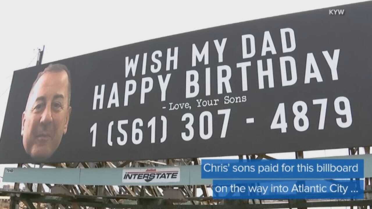 Sons Buy Billboard For Dad's Birthday