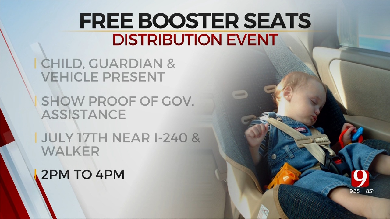 State Department Of Health To Hold Booster Seat Giveaways For Low-Income Families