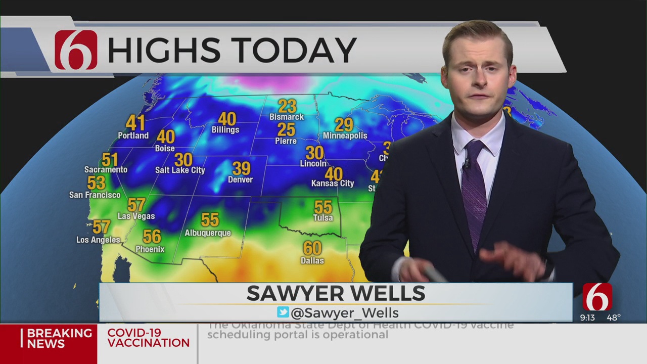Monday Forecast With Sawyer Wells 
