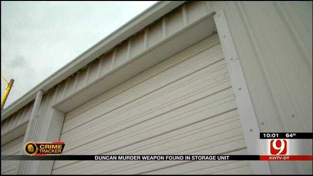 Duncan Murder Weapon Found In Storage Unit
