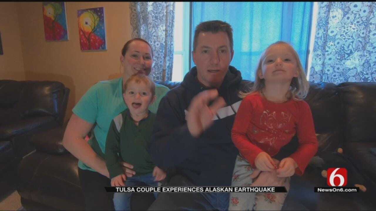 Tulsa Couple Caught In Alaska Earthquake Share Their Story