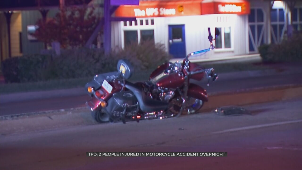 2 Injured In Tulsa Motorcycle Crash