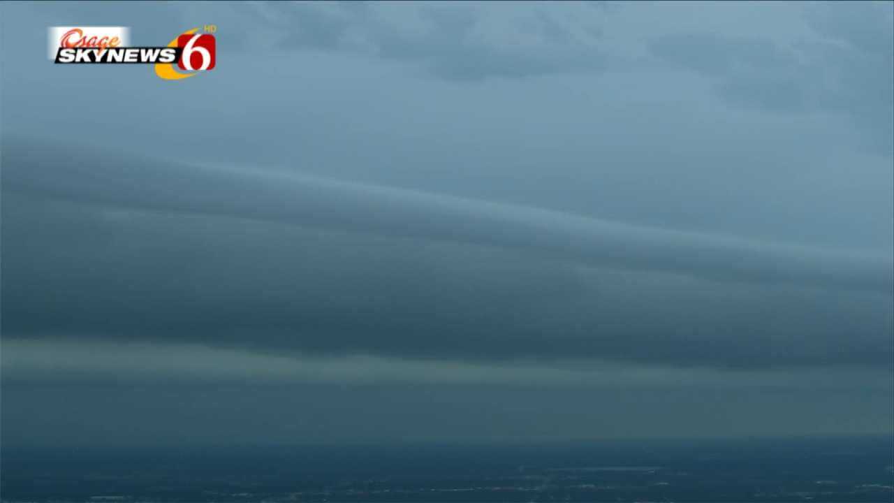 Osage SkyNews 6 HD Spots Shelf Cloud As It Passed Over Tulsa