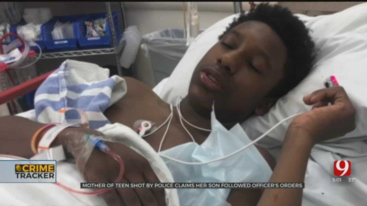 Mother Reacts After OKC Police Officer Shoots Her 14-Year-Old Son