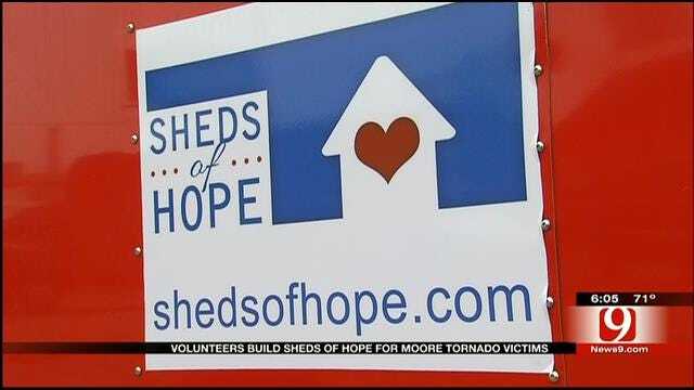 Sheds For Hope Group Offers Helping Hand To Tornado Victims