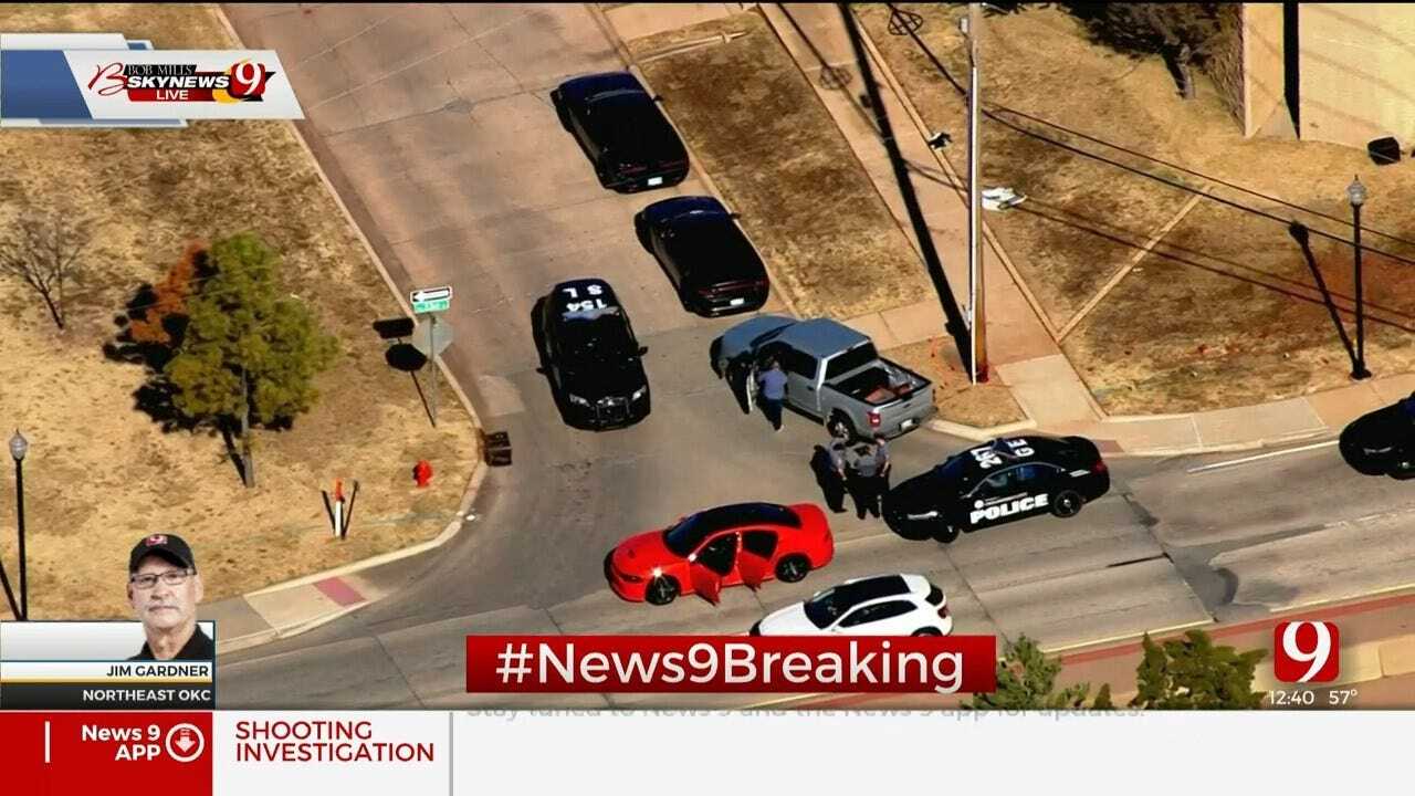 Vehicle Pulled Over Near Drive-By Shooting Investigation In NE OKC