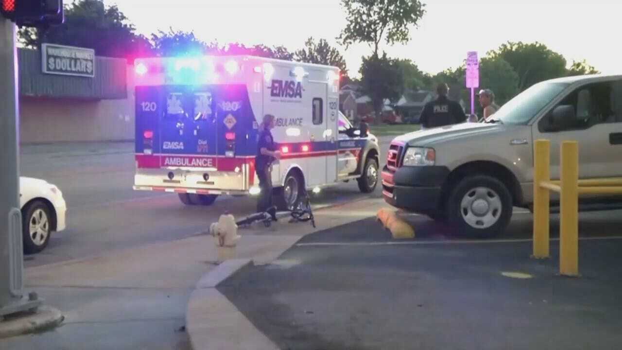 WEB EXTRA: Video From Scene Of Tulsa Bicycle-Pickup Crash