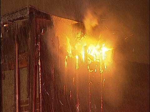 WEB EXTRA: Video From Scene Of Downtown Tulsa Vacant Building Fire