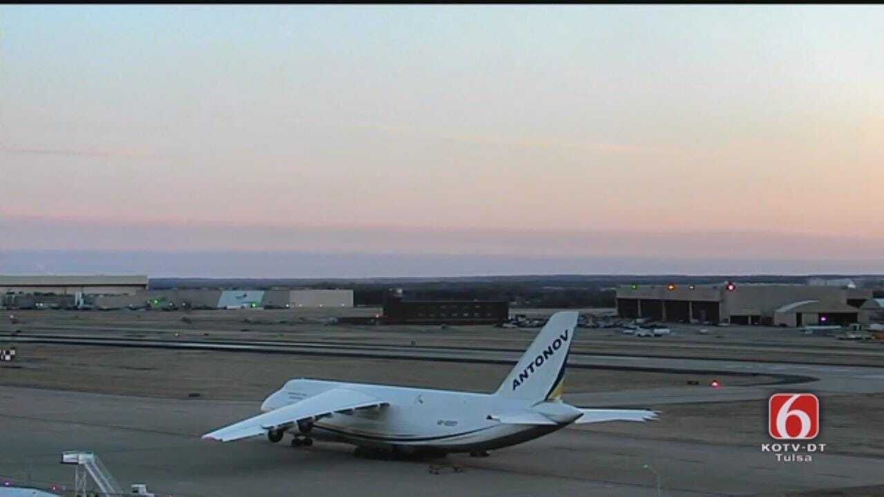 Giant Ukrainian Cargo Jet Visits Tulsa