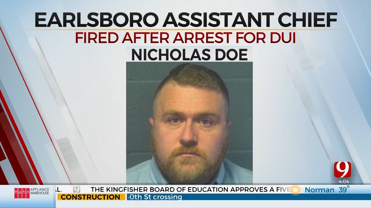 Earlsboro Assistant Police Chief Fired, Accused Of Driving While Drunk