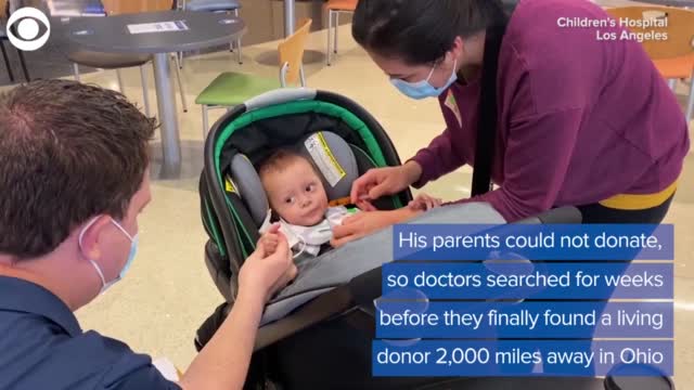 Family Celebrates Christmas After 2-Time Organ Donor Saves Baby