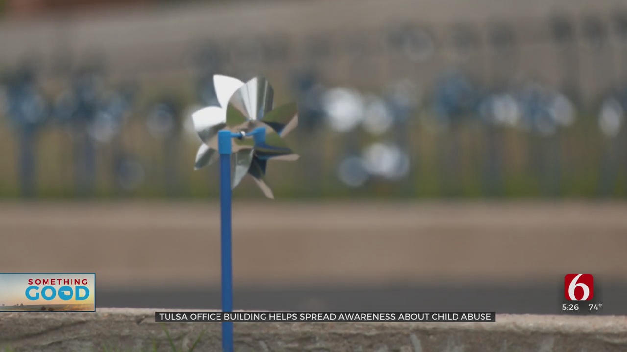 Tulsa Center Uses 3,000 Pinwheels To Shed Light On Realities Of Child Abuse 