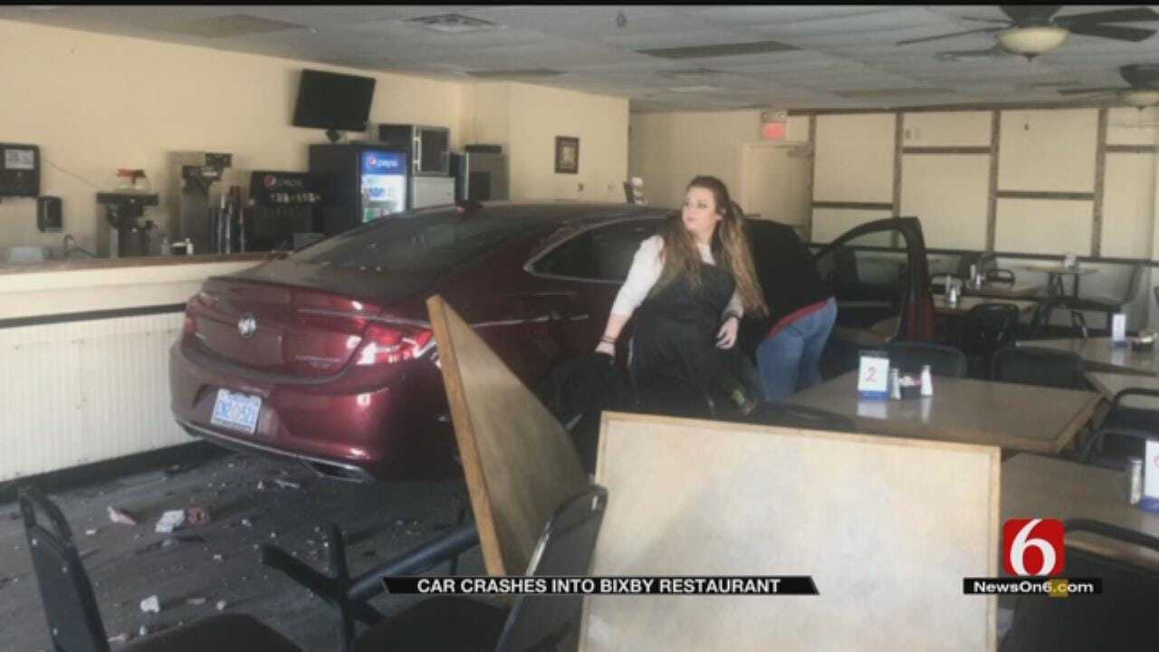 Car Plows Into Bixby Restaurant Days After It Re-Opened After Flood