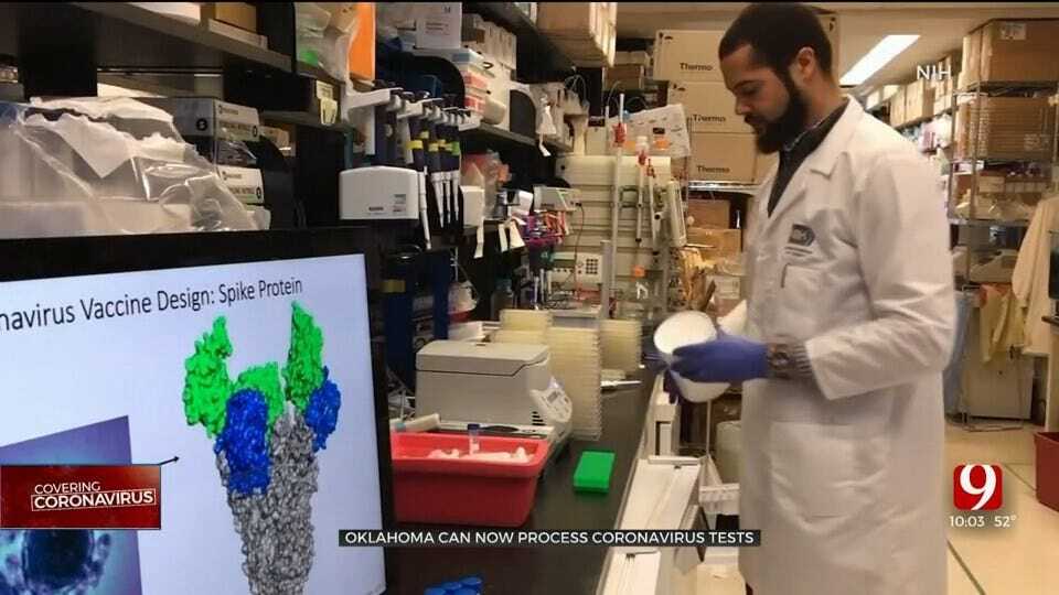 Oklahoma Can Now Process Coronavirus Tests
