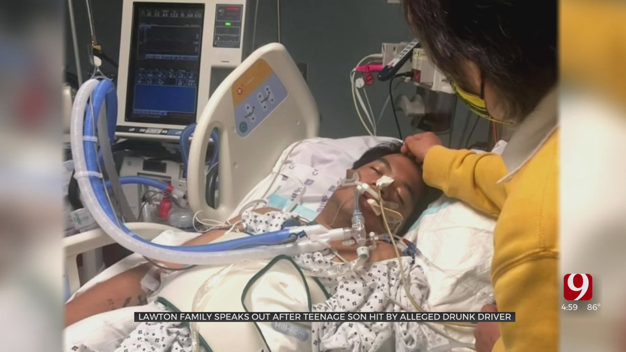 Lawton Family Hopes For Miracle As Son Is On Life Support In OKC After Apparent Drunk Driving Crash