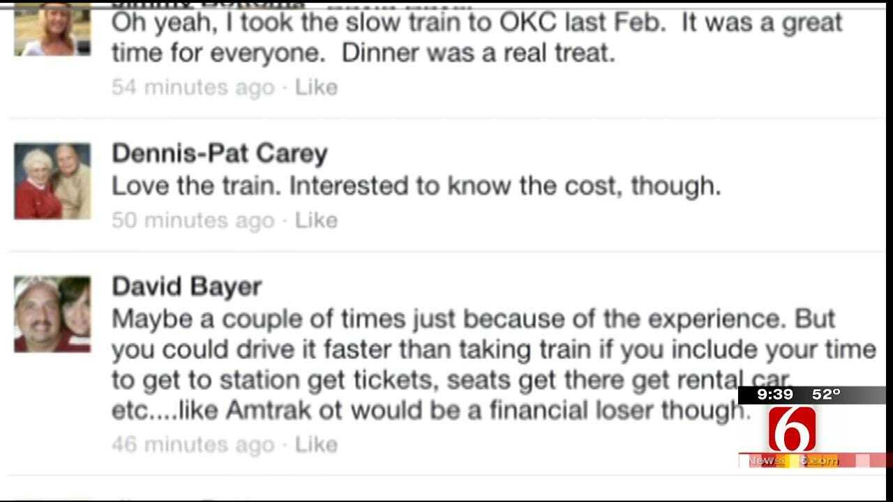 OK Talk: Would You Use A Passenger Train From Tulsa To OKC?