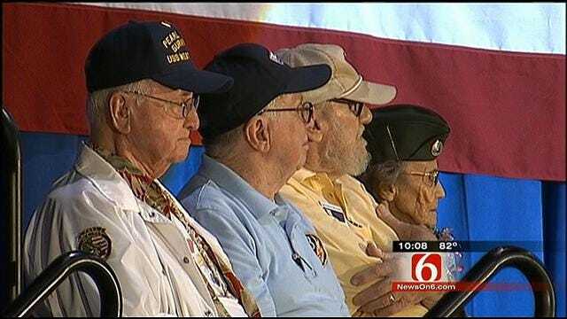 Oklahoma WWII Veterans Get Big Send-Off Before Special Trip To Washington, DC