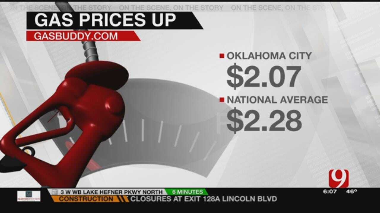OK Gas Prices On The Uptick, Still Lower Than National Average