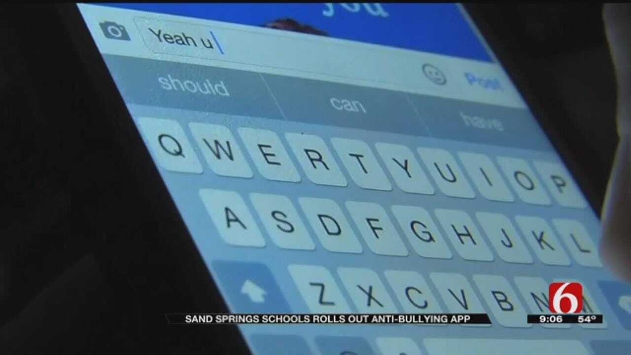 New App Helps Sand Springs Students Report Bullying
