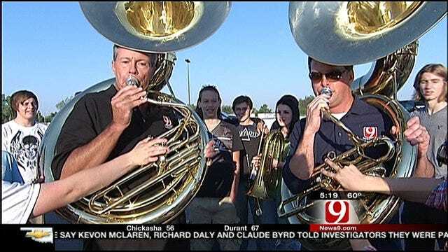 Stan, Jed Compete In Purcell High School 'Band Off'