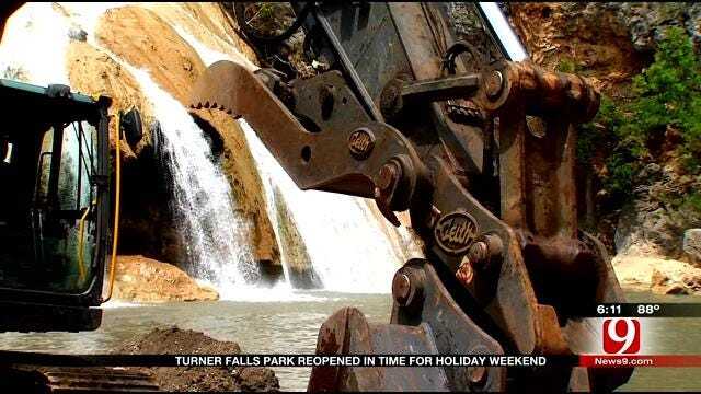 Turner Falls Reopens In Time For Holiday Weekend