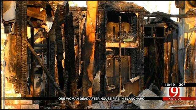 Blanchard Woman Dies In House Fire