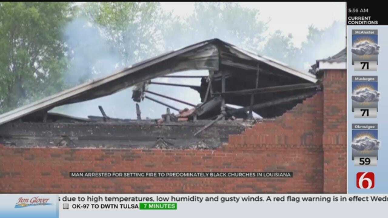 Arrest Made In Fires At 3 Churches In Louisiana