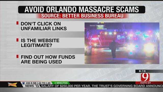 Better Business Bureau Warns Of Scams Following Orlando Tragedy