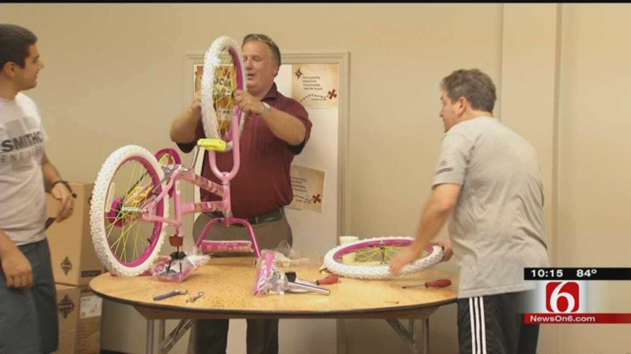 Volunteers Build 1,000 Bikes For Tulsa Kids