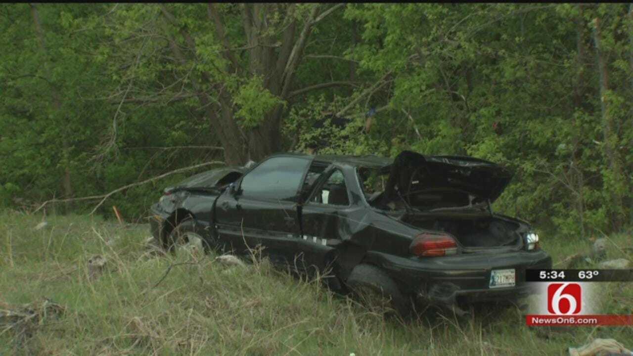 Driver Survives Being Ejected In Catoosa Rollover Crash