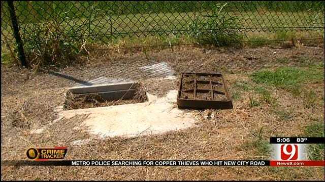 Copper Thieves Target New Stretch Of Road In OKC