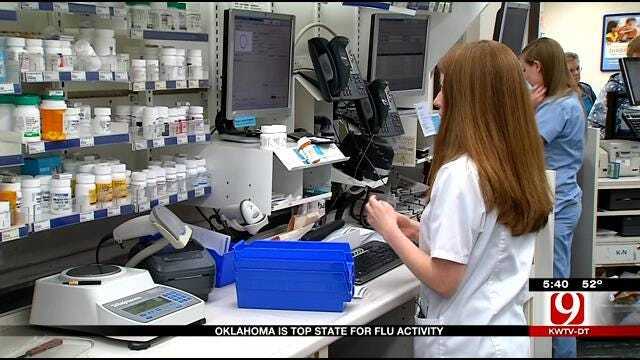 Oklahoma Ranks Top State For Flu Activity