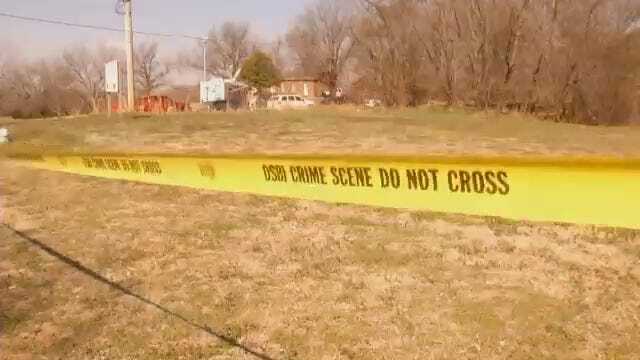 WEB EXTRA: Video From Scene Of Search Site Near Fort Gibson Historical Site