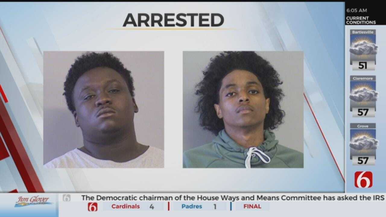 2 Men Arrested After Car Break-Ins At Tulsa Hotel