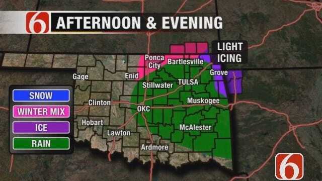 Winter Weather Advisory Issued For Far Northeast Oklahoma