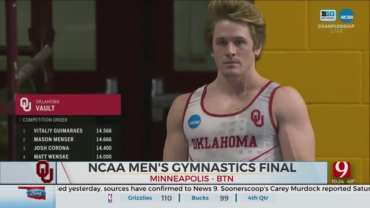 Stanford Beats Oklahoma To Capture Men's Gymnastics National Championship