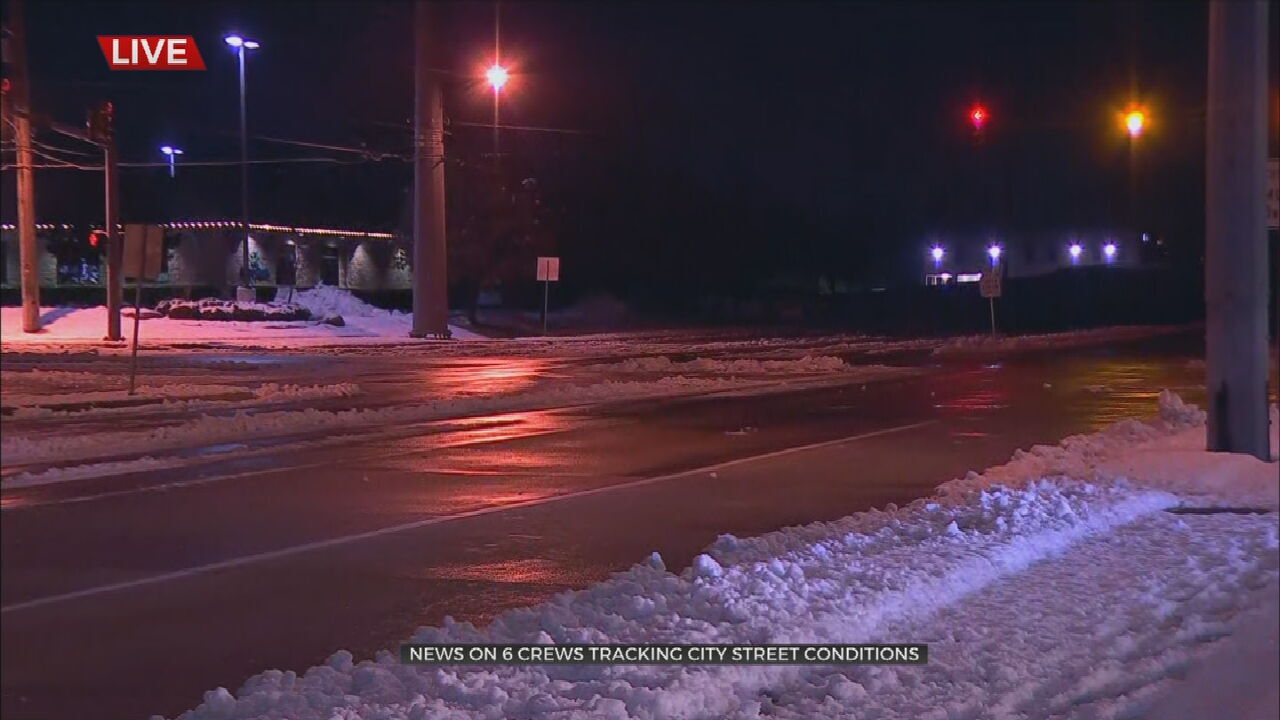 Road Conditions: Some Icy, Slick Spots In Tulsa