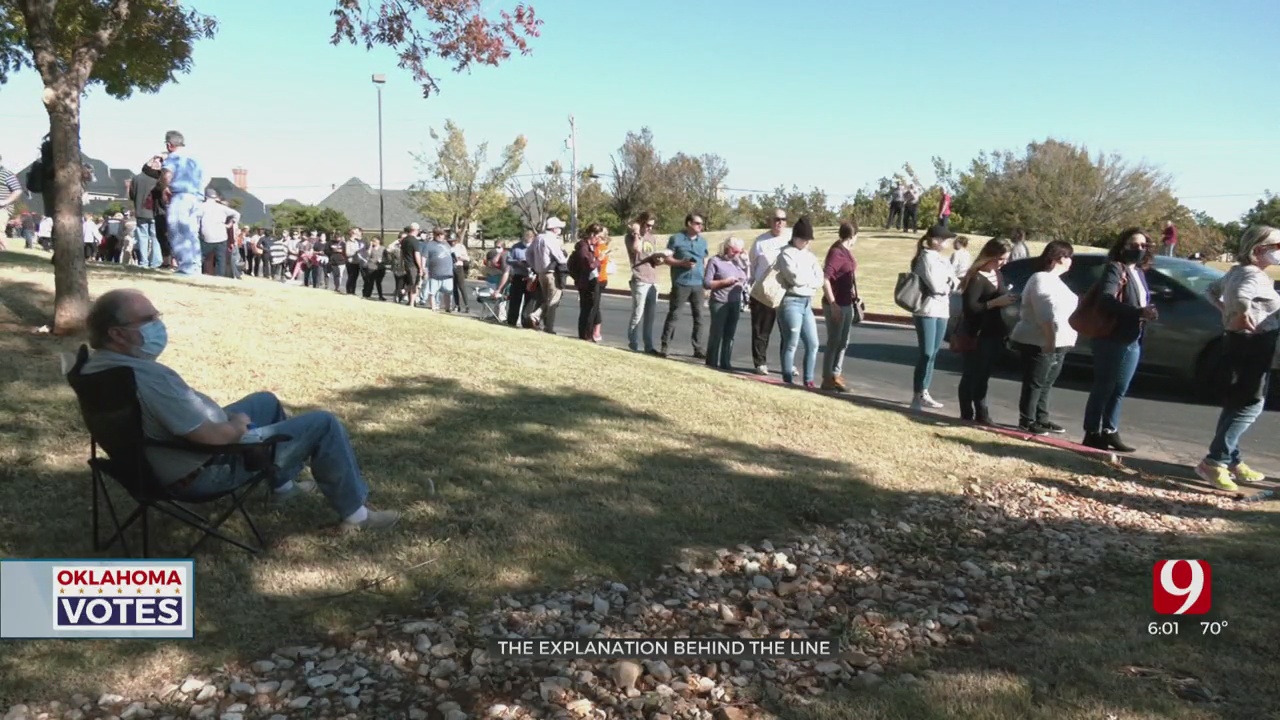 Okla. Co. Election Officials Expect Changes After Voters Wait Hours To Cast Their Ballots 