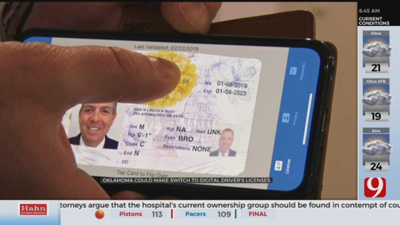 Oklahoma Could Change To Digital Driver's Licenses
