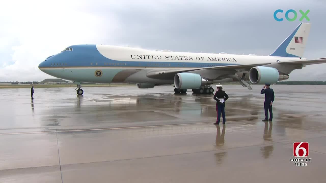 Watch: President Trump Arrives At Air Force One To Depart For Tulsa Rally